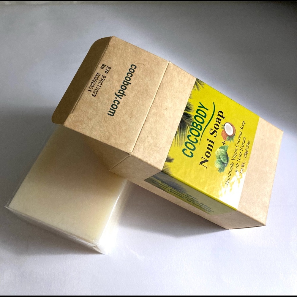 Soap Bar made with Extra Virgin Coconut Oil and Noni